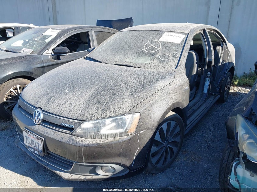 2014 VOLKSWAGEN JETTA HYBRID auction photo 2