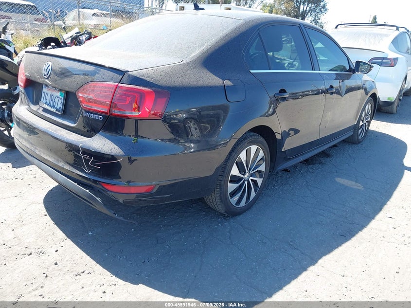 2014 VOLKSWAGEN JETTA HYBRID auction photo 4