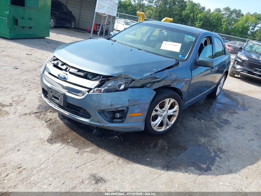 Vin: 3fahp0ha3cr103886, lot: 46090381, ford fusion se 20122