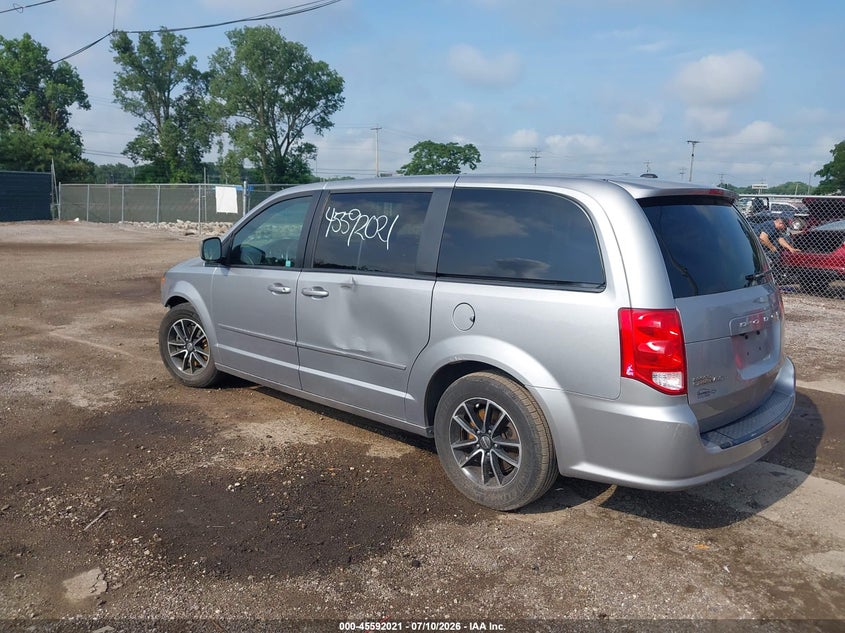 Vin: 2c4rdgcg5hr834005, lot: 46090398, dodge grand caravan sxt 20173