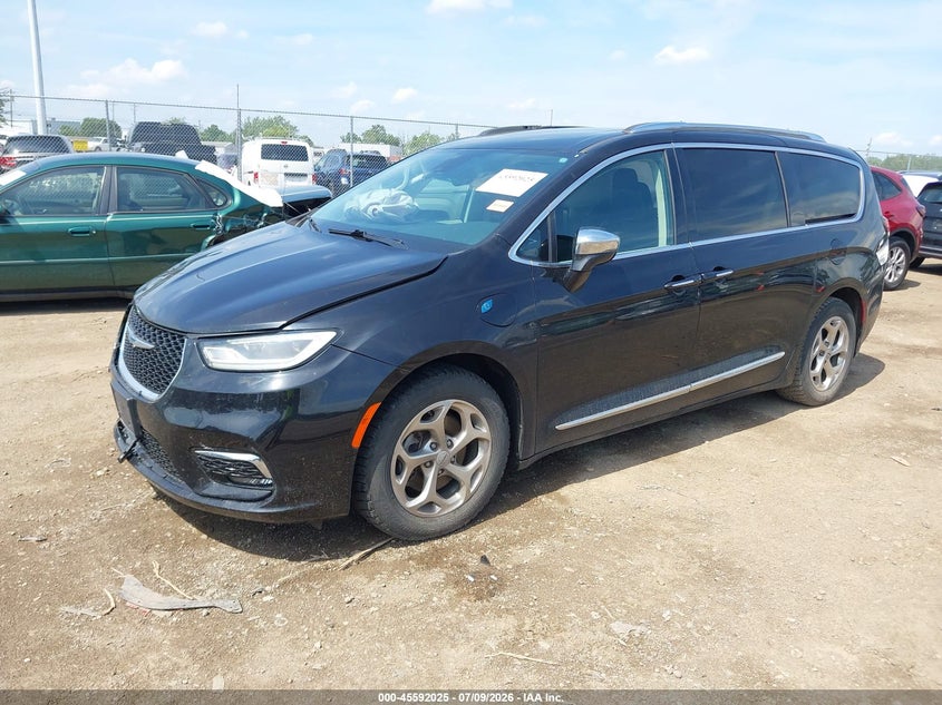Vin: 2c4rc1s72mr510697, lot: 46090402, chrysler pacifica hybrid limited 20212