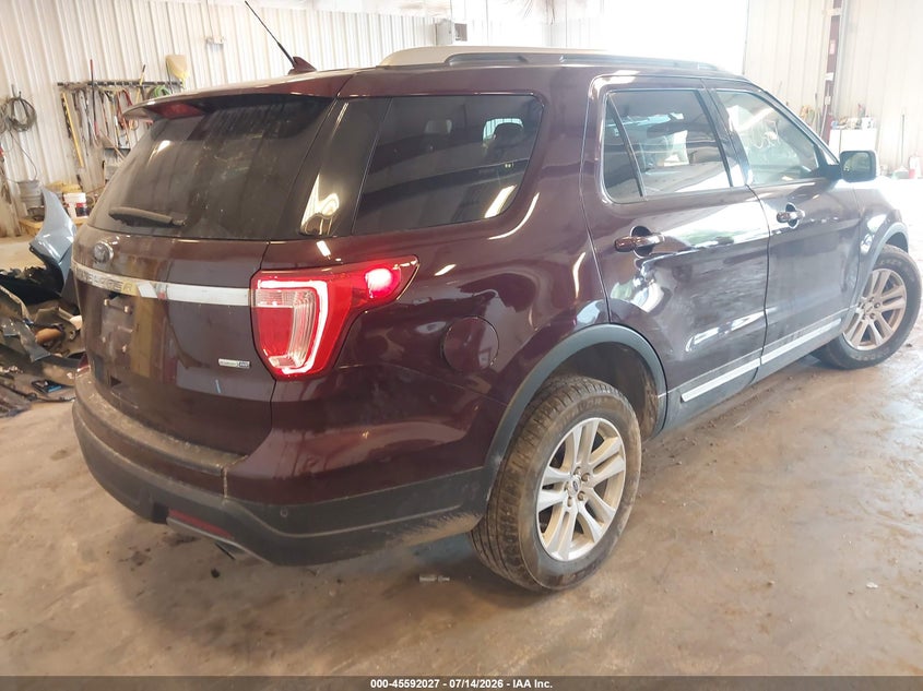 Vin: 1fm5k8dh6kga70655, lot: 46090404, ford explorer xlt 20194