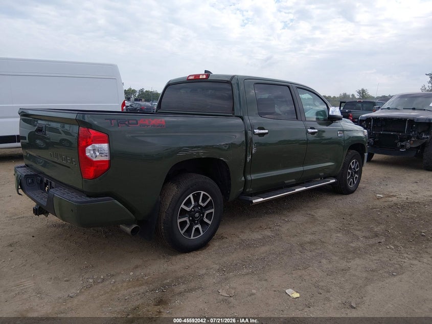 Vin: 5tfay5f12mx980130, lot: 46090419, toyota tundra 1794 edition 20214