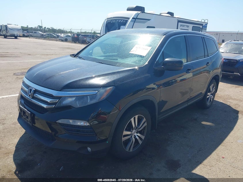 Vin: 5fnyf6h58gb070510, lot: 46090422, honda pilot ex-l 20162