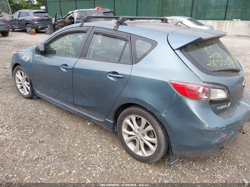 Vin: jm1bl1k62b1374310, lot: 46090432, mazda mazda3 s sport 20113