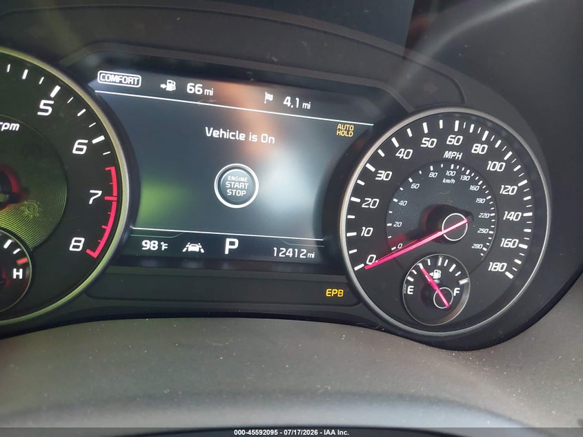 2020 Kia Stinger Gt2 VIN: KNAE55LC8L6075764 Lot: 45592095