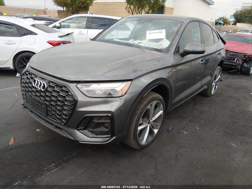 Vin: wa15aafy0p2010395, lot: 46090479, audi q5 sportback premium plus 45 tfsi s line quattro s tronic 20232