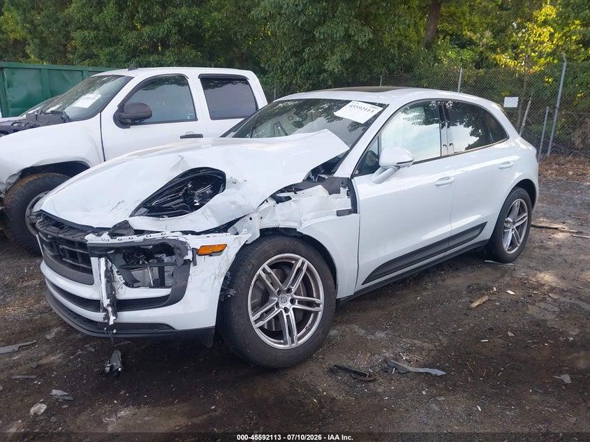 2022 Porsche Macan, Front End, IAAI, VIN WP1AA2A56NLB10689 — photo 2