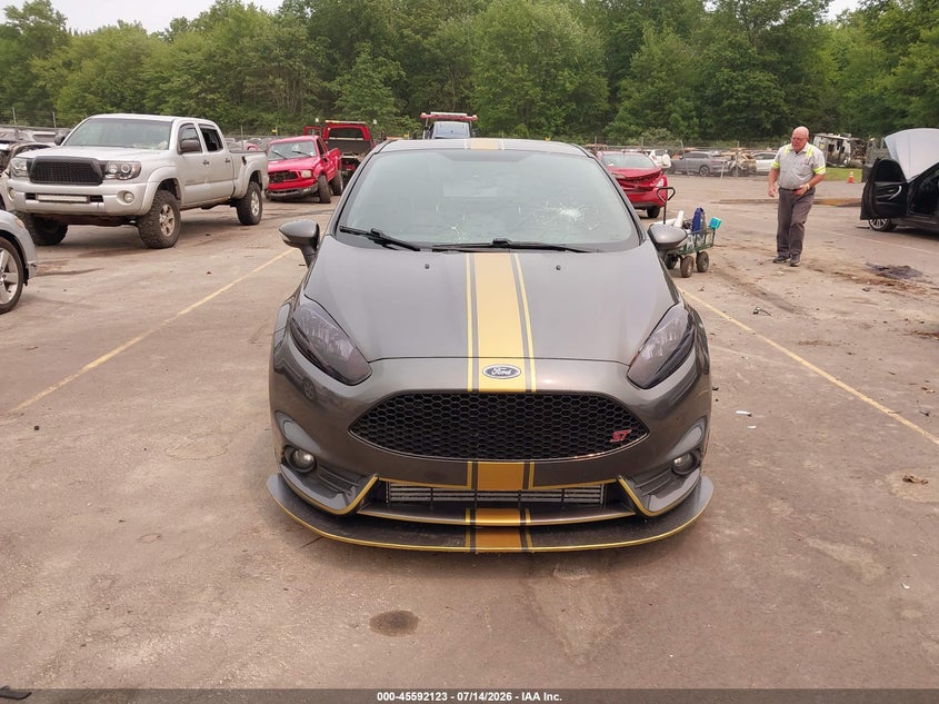 2018 Ford Fiesta St VIN: 3FADP4GX7JM141854 Lot: 45592123