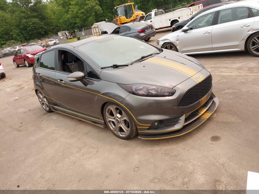 2018 Ford Fiesta St VIN: 3FADP4GX7JM141854 Lot: 45592123