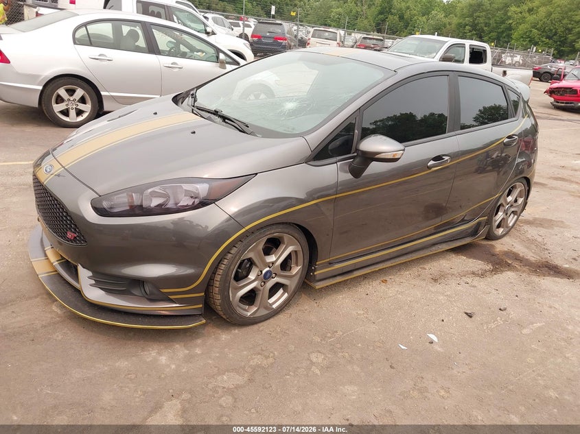 2018 Ford Fiesta St VIN: 3FADP4GX7JM141854 Lot: 45592123