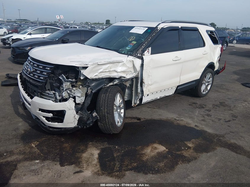 Vin: 1fm5k8d8xgga24236, lot: 46090501, ford explorer xlt 20162
