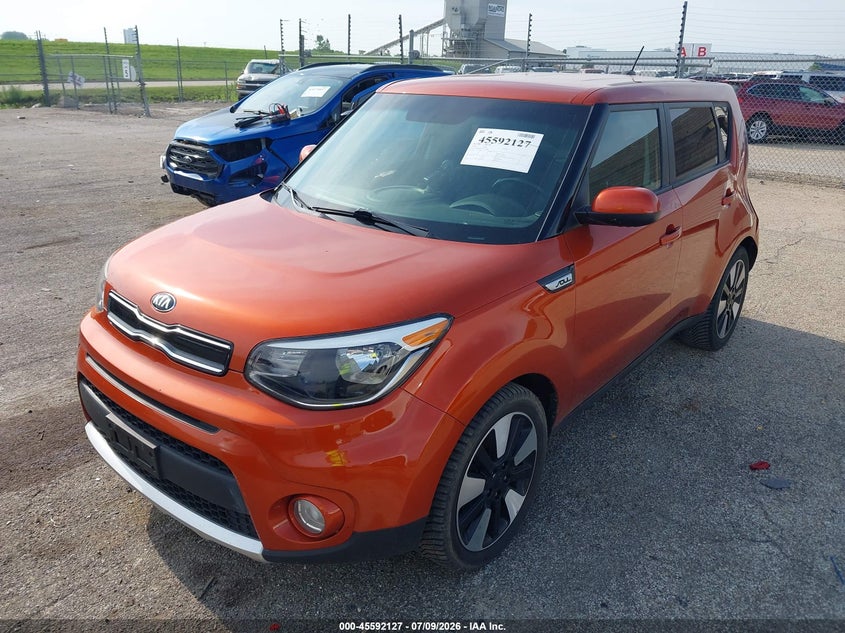 2018 Kia Soul, Удар сзади, IAAI, VIN KNDJP3A53J7554086 — фото 2