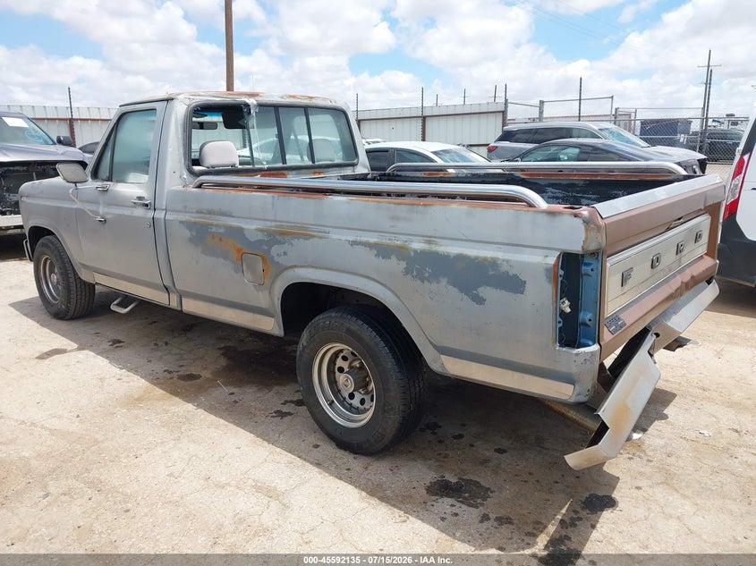 1986 FORD F150 auction photo 3