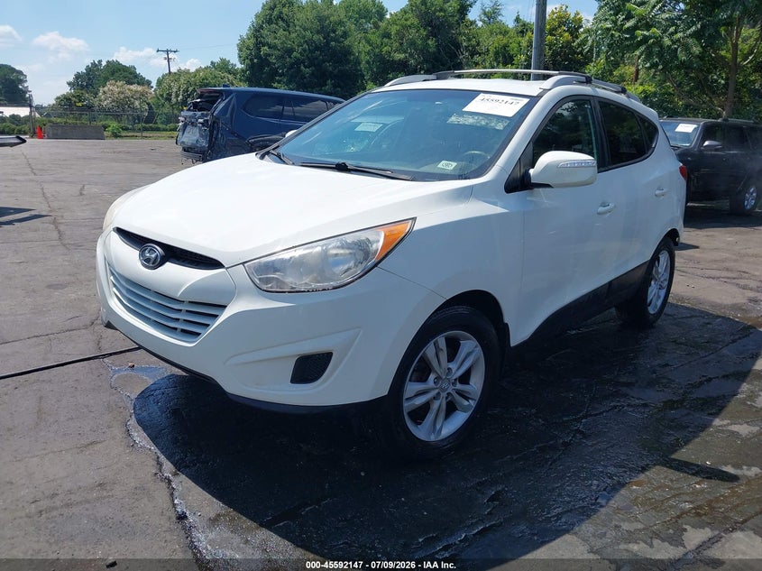 2012 Hyundai Tucson, Удар сзади, IAAI, VIN KM8JU3AC3CU344336 — фото 2