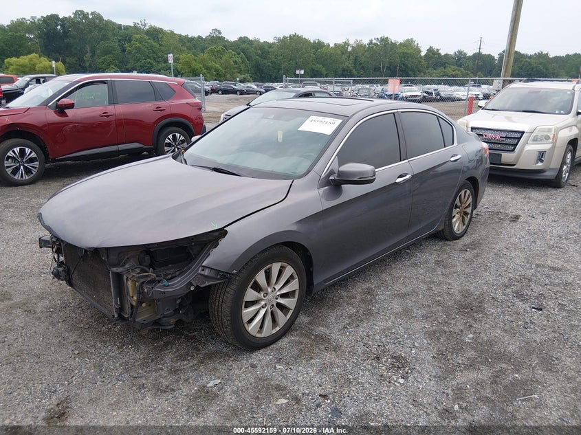 2013 Honda Accord, Front End, IAAI, VIN 1HGCR3F91DA008510 — photo 2