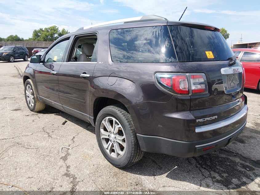 Vin: 1gkkrrkd3fj352306, lot: 46090557, gmc acadia slt-1 20153