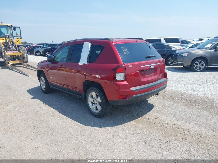 Vin: 1c4njcba5fd284964, lot: 46090574, jeep compass sport 20153