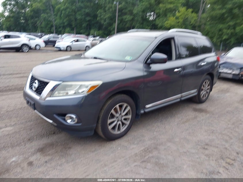 2014 Nissan Pathfinder Sl 5N1AR2MMXEC712665 photo 1