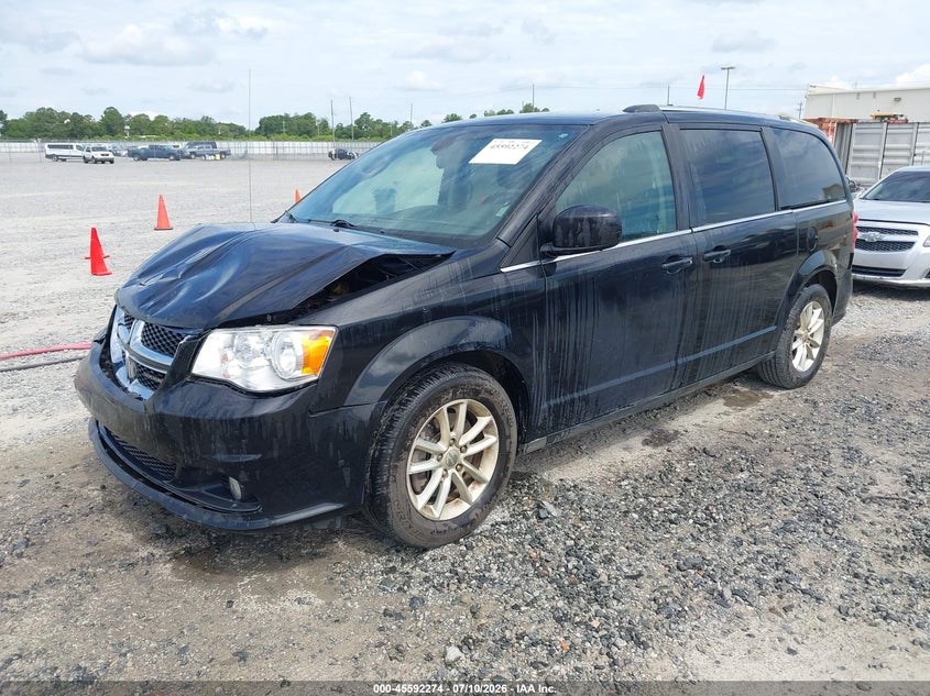2019 Dodge Caravan, Front End, IAAI, VIN 2C4RDGCG9KR797614 — photo 2