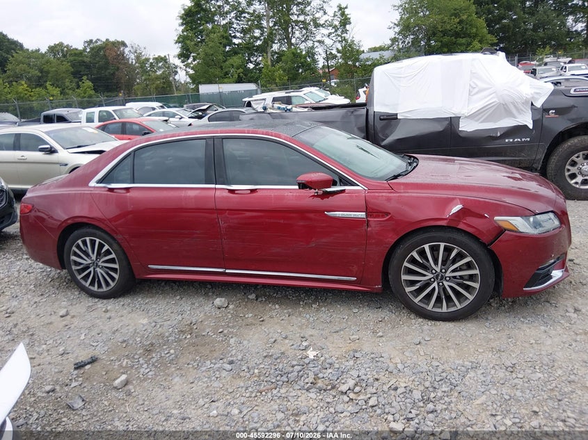 2017 Lincoln Continental Select VIN: 1LN6L9SP1H5627848 Lot: 45592296