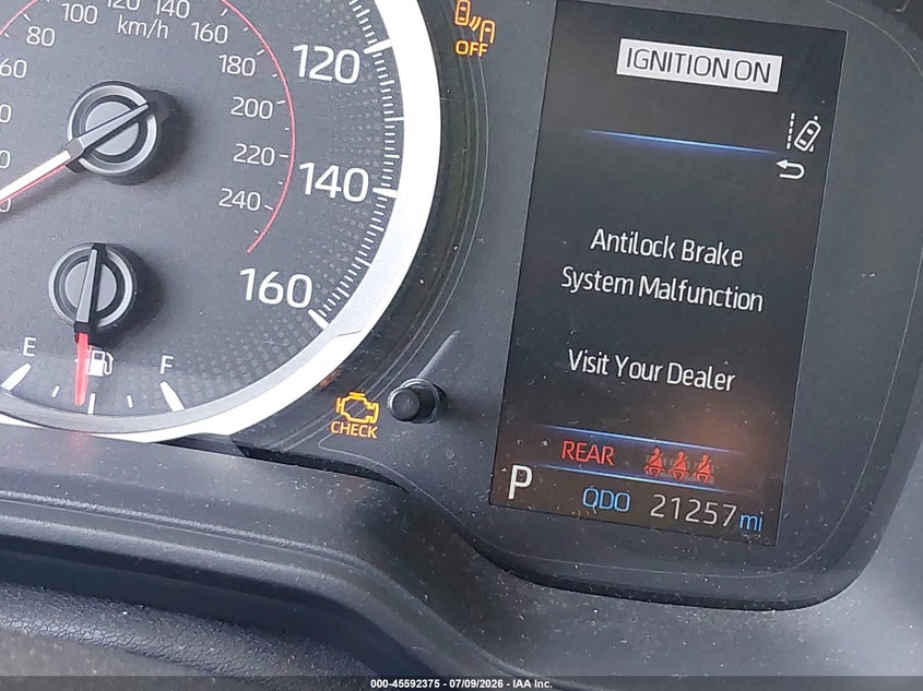 2022 Toyota Corolla Cross Le VIN: 7MUCAAAG7NV016816 Lot: 45592375