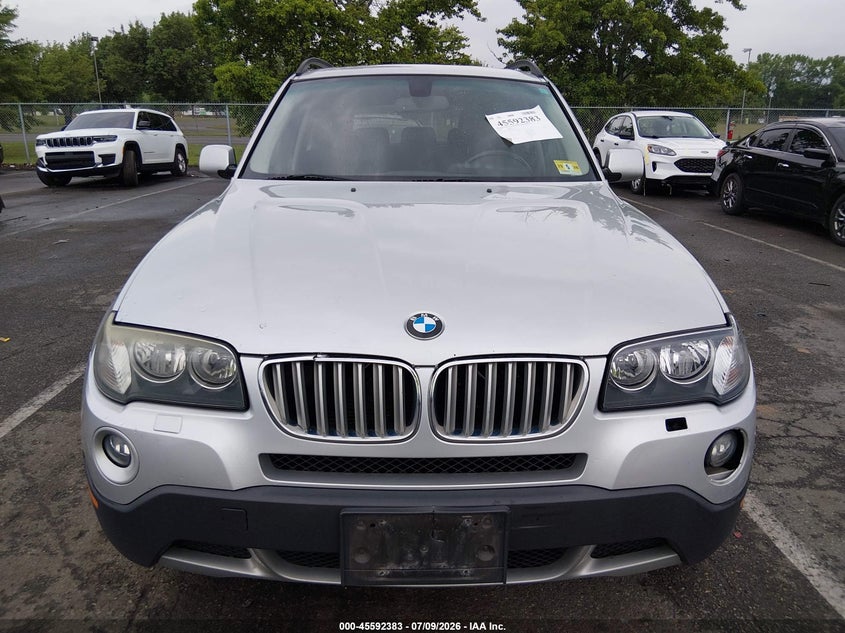 BMW X3 2009 VIN WBXPC93489WJ30601