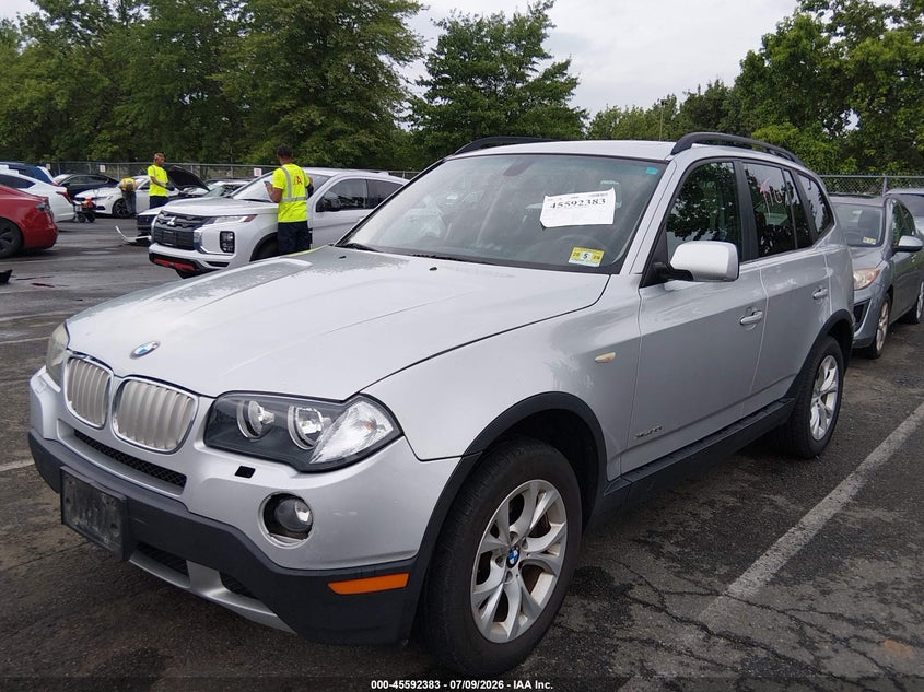 BMW X3 2009 VIN WBXPC93489WJ30601