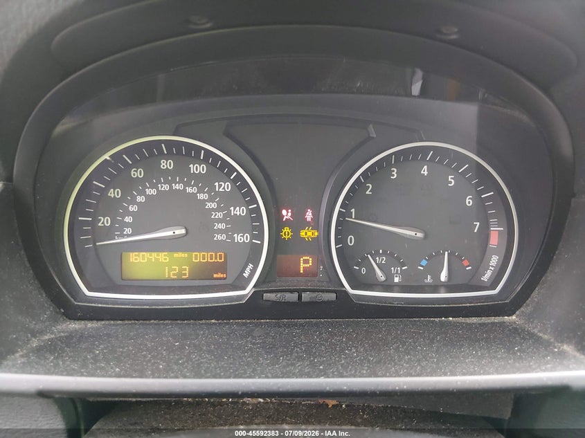 BMW X3 2009 VIN WBXPC93489WJ30601
