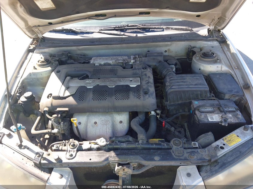 2002 Hyundai Elantra Gls VIN: KMHDN45D52U251061 Lot: 45592430