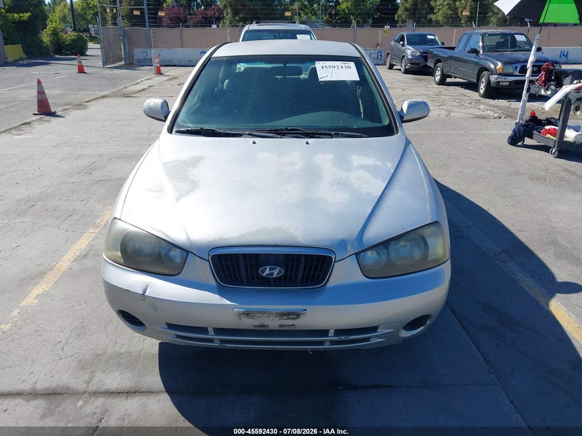 2002 Hyundai Elantra Gls VIN: KMHDN45D52U251061 Lot: 45592430