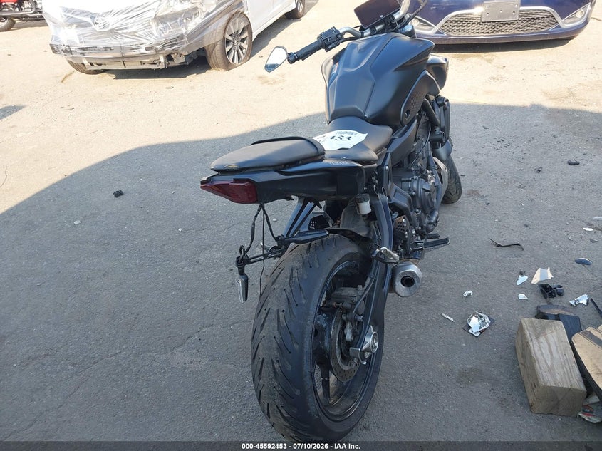 2024 Yamaha Mt07 VIN: JYARM32E6RA008354 Lot: 45592453