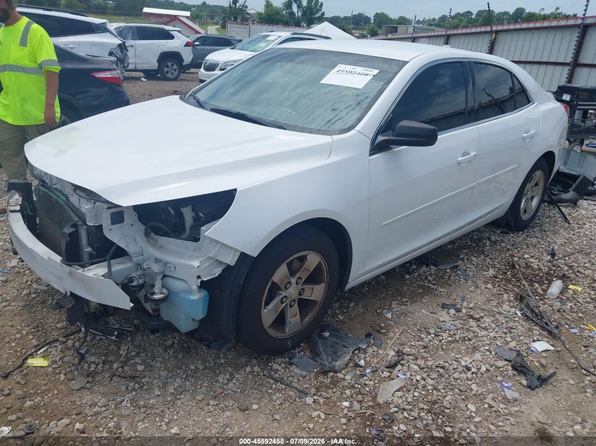 2016 Chevrolet Malibu, Front End, IAAI, VIN 1G11B5SA0GF105932 — photo 2