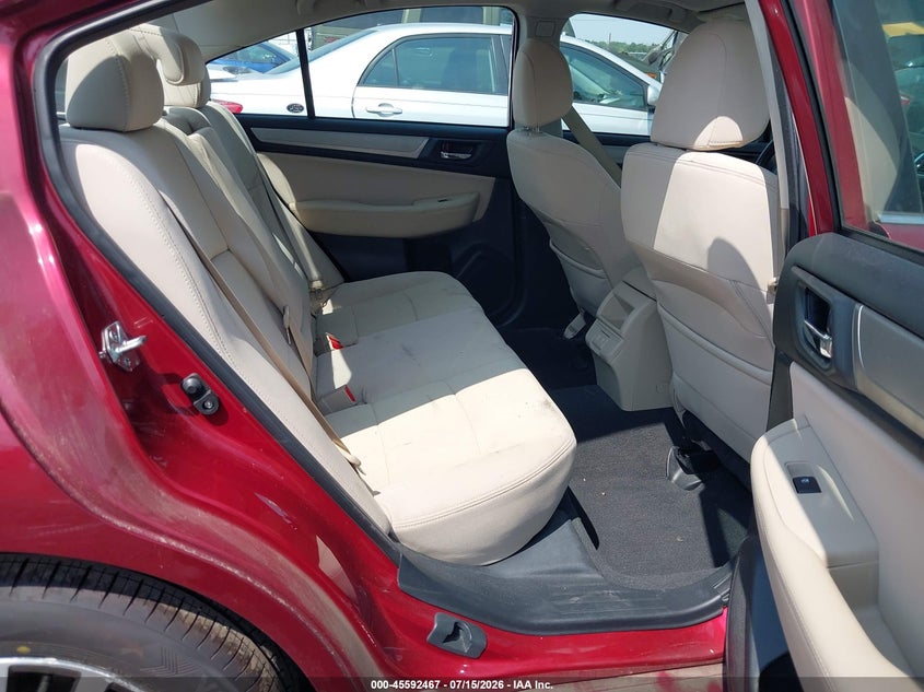 2019 SUBARU LEGACY SEDAN 2.5L H-4 DOHC, VVT, 175HP