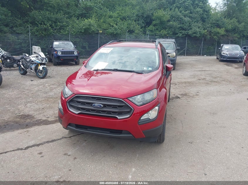 2018 Ford Ecosport Ses VIN: MAJ6P1CL8JC227928 Lot: 45592485
