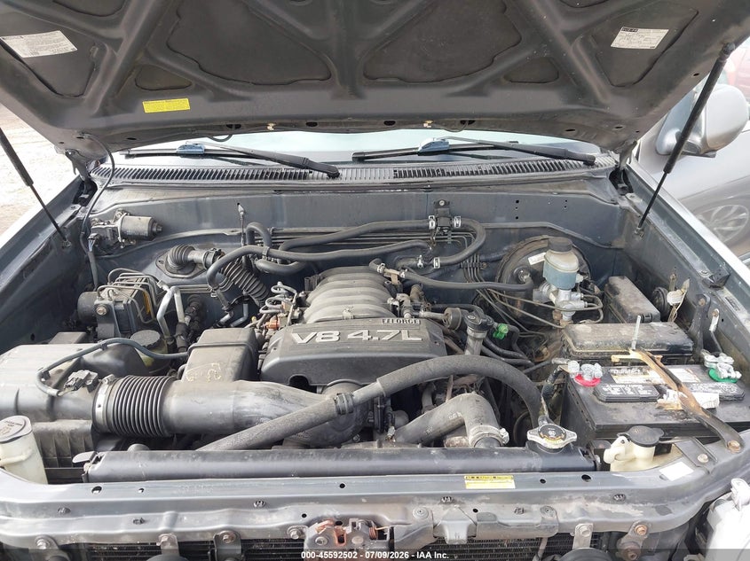 2005 Toyota Sequoia Sr5 V8 VIN: 5TDZT34AX5S256668 Lot: 45592502