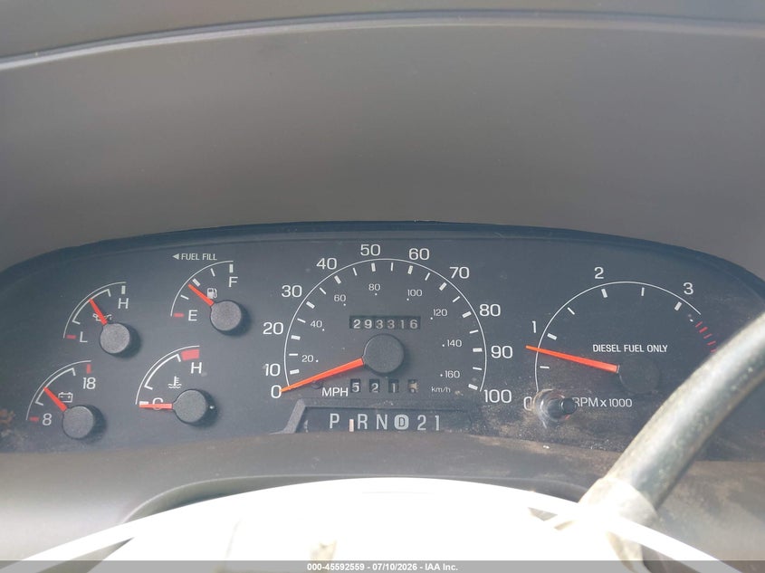 2001 Ford Excursion Limited VIN: 1FMSU43F31EA48953 Lot: 45592559