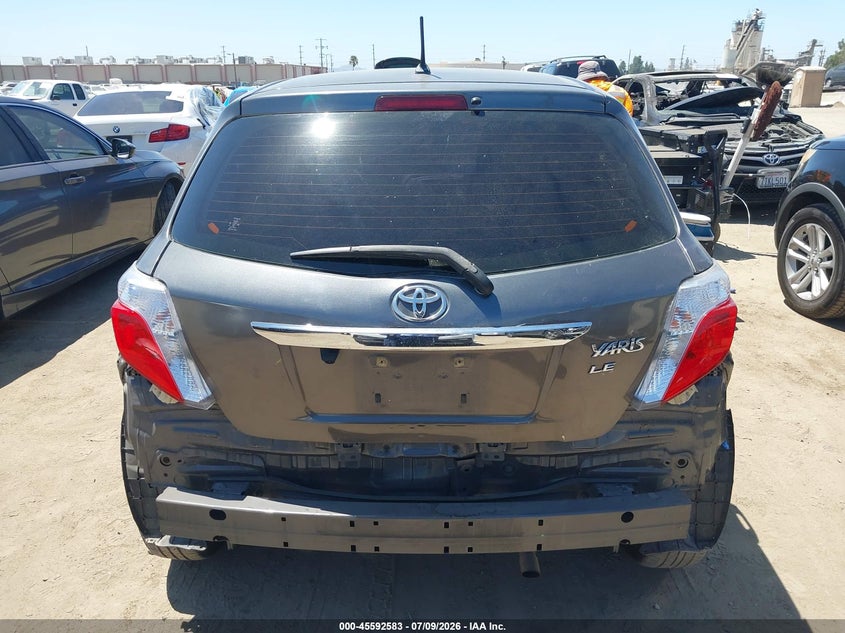 2012 Toyota Yaris Le VIN: JTDKTUD37CD523394 Lot: 45592583