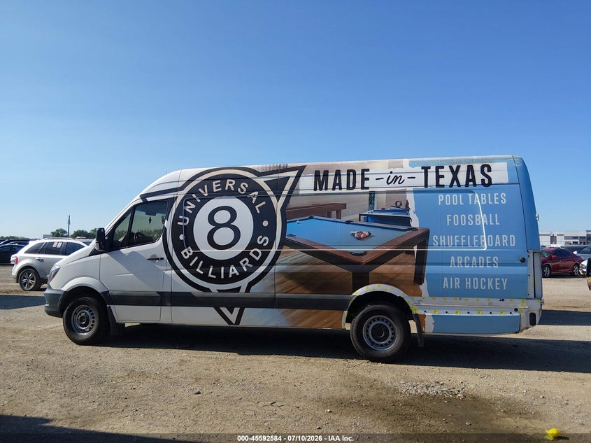 2014 Mercedes-Benz Sprinter 2500 High Roof VIN: WD3PE8DC9E5923973 Lot: 45592584