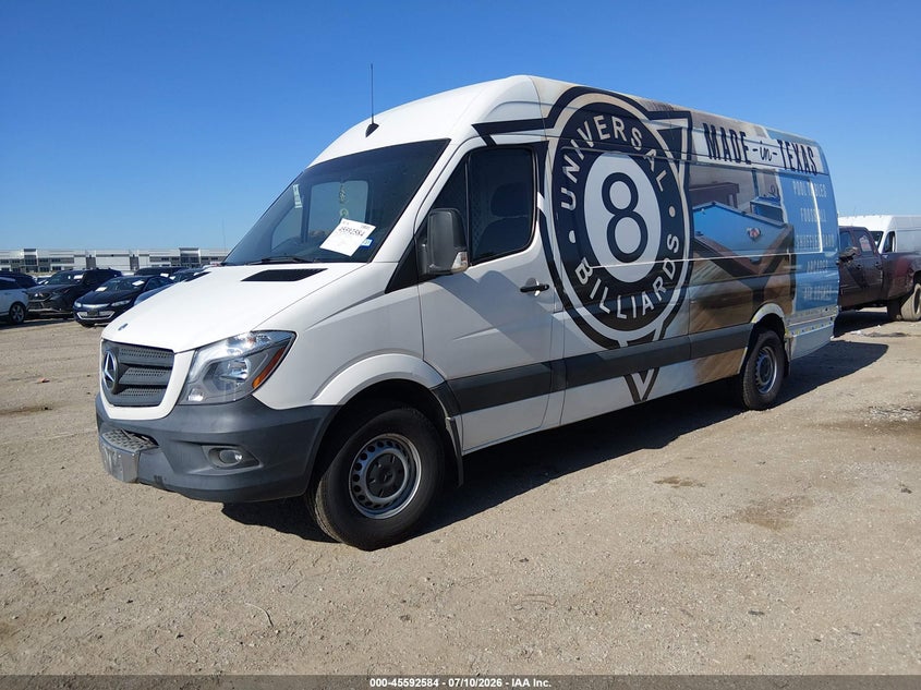 2014 Mercedes-Benz Sprinter, Rear, IAAI, VIN WD3PE8DC9E5923973 — photo 2