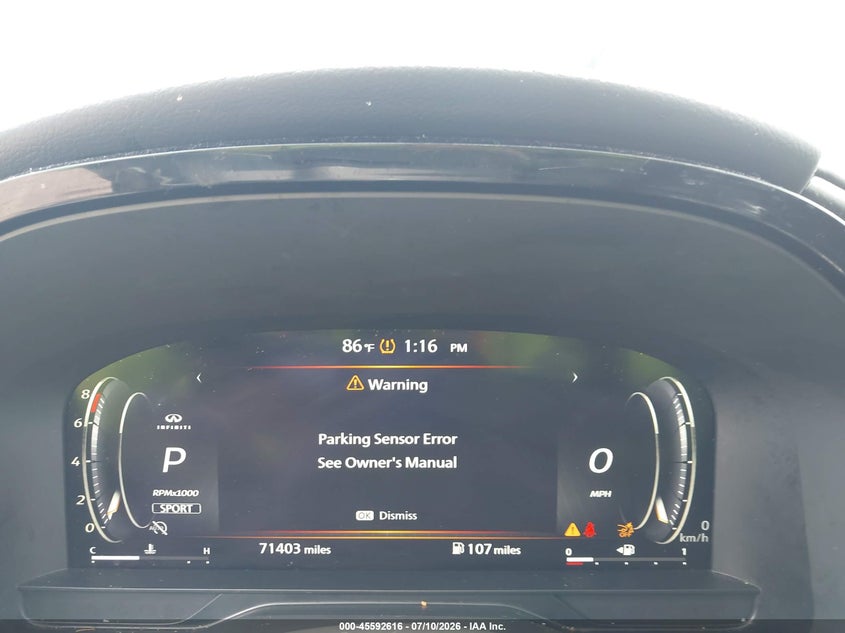 2023 Infiniti Qx60 Sensory Awd VIN: 5N1DL1GS9PC356666 Lot: 45592616