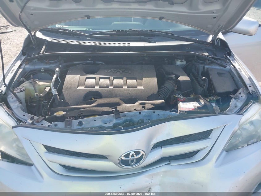 2011 TOYOTA COROLLA SEDAN 1.8L I-4 DOHC, VVT, 132HP