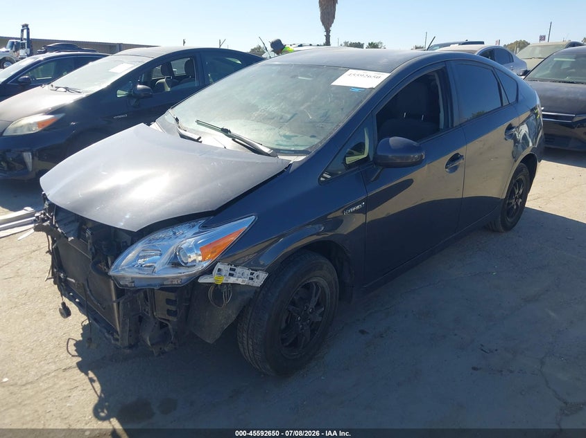 2014 Toyota Prius, Front End, IAAI, VIN JTDKN3DU9E1781613 — photo 2