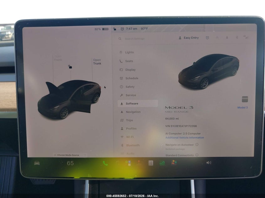 2018 TESLA MODEL 3 auction photo 7