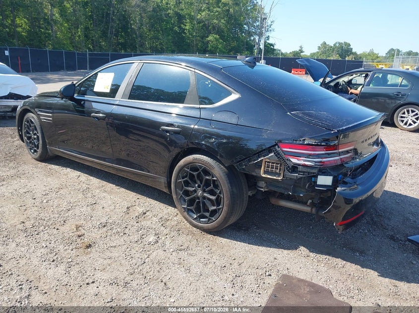 Vin: kmtgb4sc0mu073554, lot: 46091034, genesis g80 2.5t rwd 20213