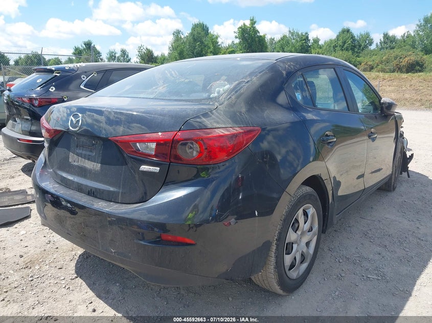 Vin: jm1bm1u79e1122335, lot: 46091040, mazda mazda3 i sport 20144