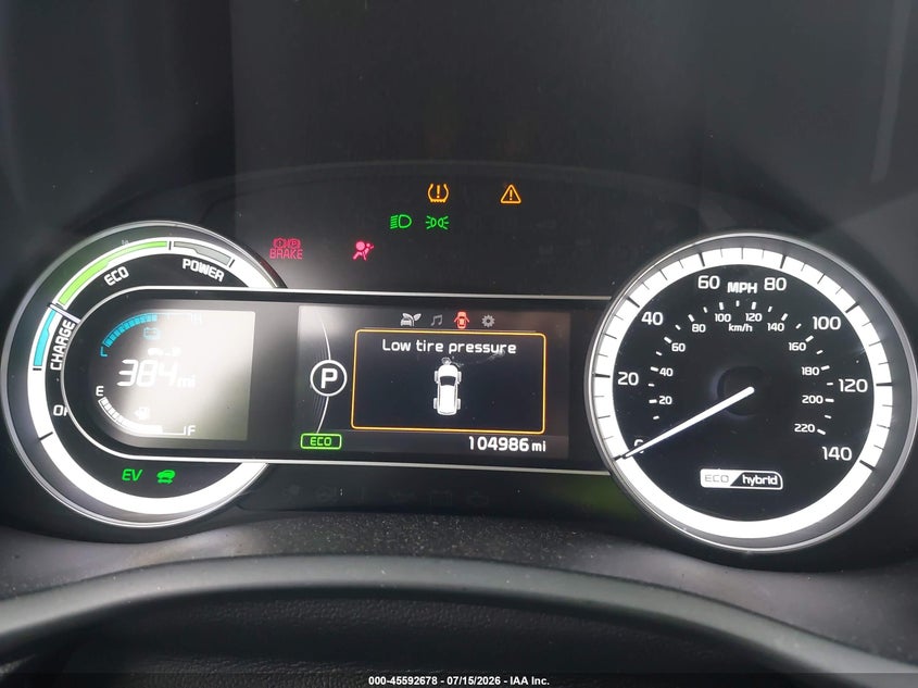 2019 Kia Niro Lx VIN: KNDCB3LC2K5346006 Lot: 45592678