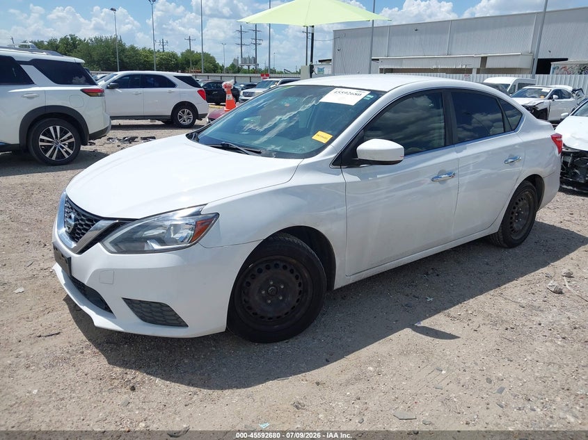 2019 Nissan Sentra S, Rear, IAAI, VIN 3N1AB7AP8KY261360 — photo 2