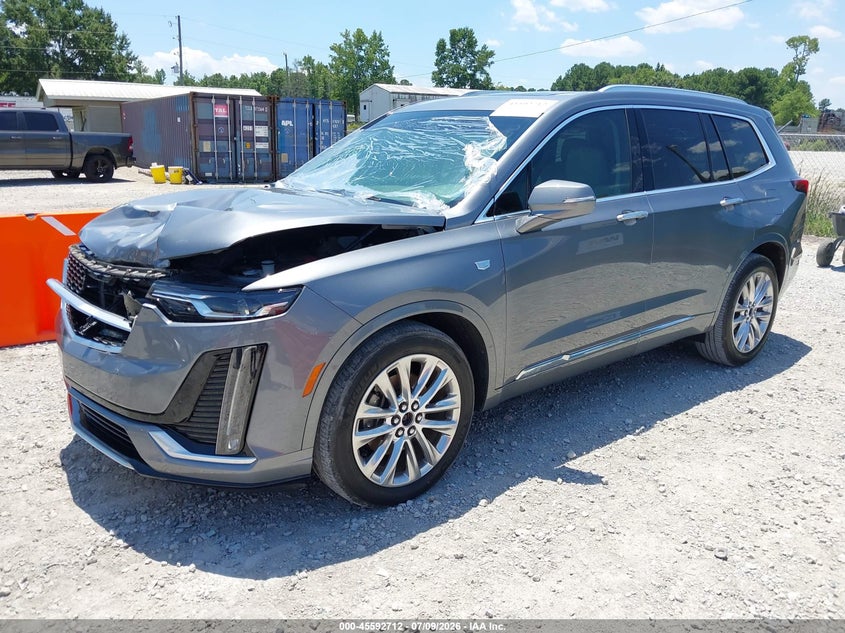 Vin: 1gykpcrs5lz101118, lot: 46091089, cadillac xt6 fwd premium luxury 20202