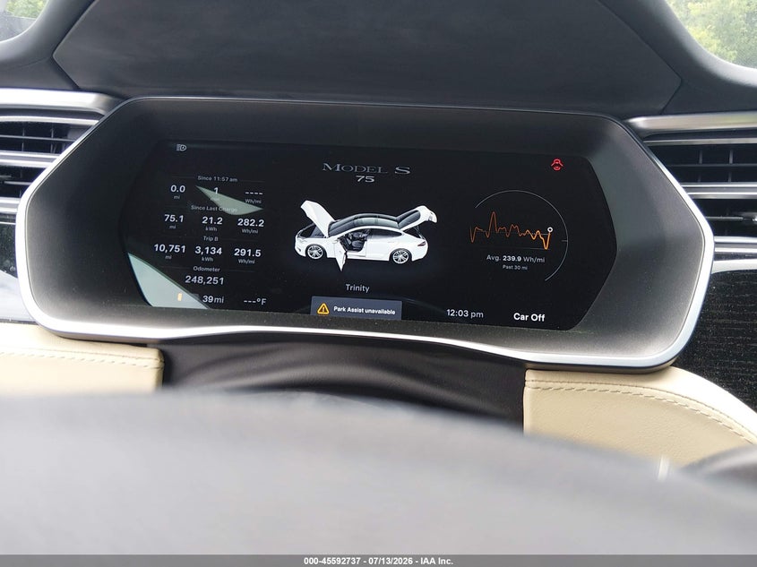 2016 Tesla Model S 60/70/75/85 VIN: 5YJSA1E14GF158964 Lot: 45592737